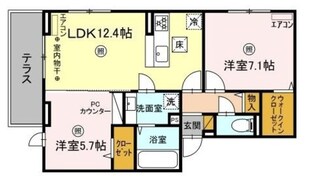 フォーリア Aの物件間取画像